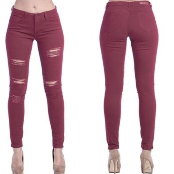 Junior Fit Sz 3 Sexy Destroyed Skinny Pants - Picture 1 of 5
